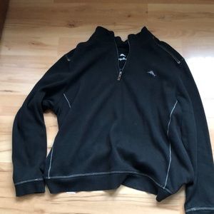 Tommy Bahama -1/4 Zip Black